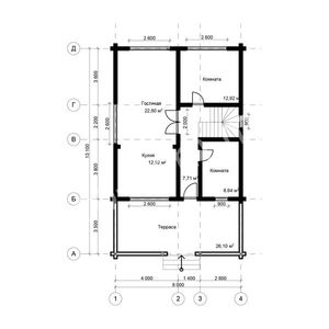 Проект дома № ЭД-66